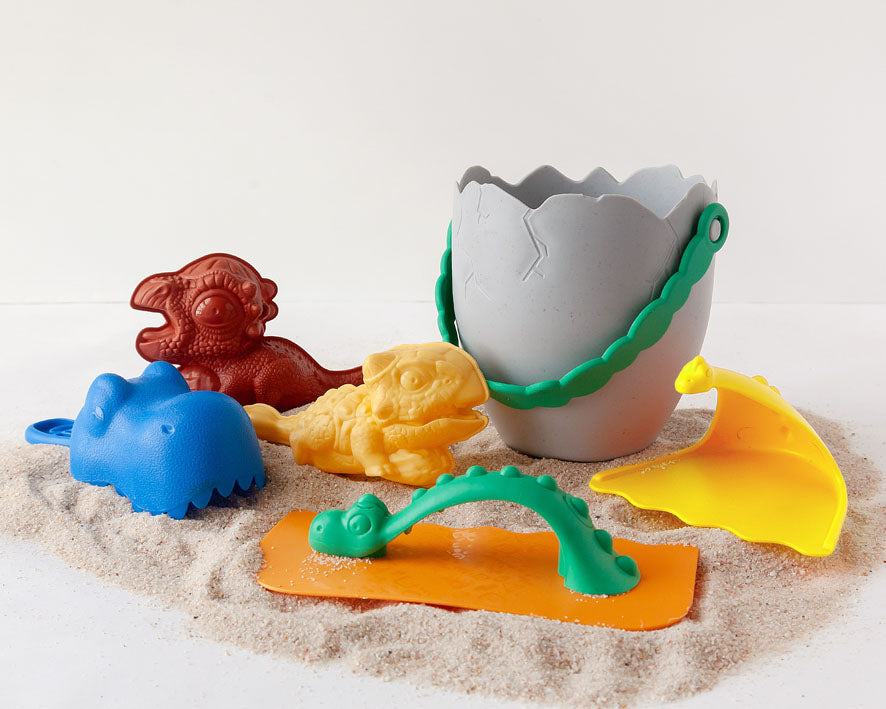 Conjunto de Praia Dinossauros 7 peças - Kiokids