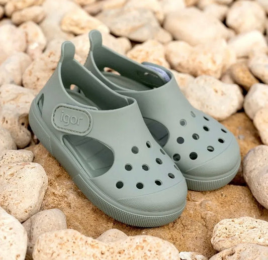 Sandália Crocs Surfi verde - Igor