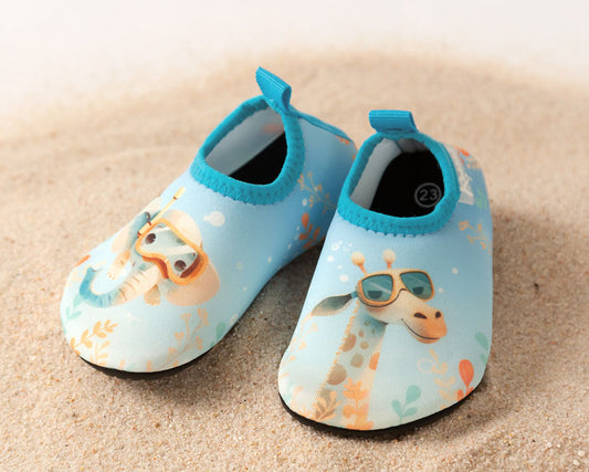 Aquasocker - Calçado para bebé anti derrapante para praia ou piscina - Kiokids Azul