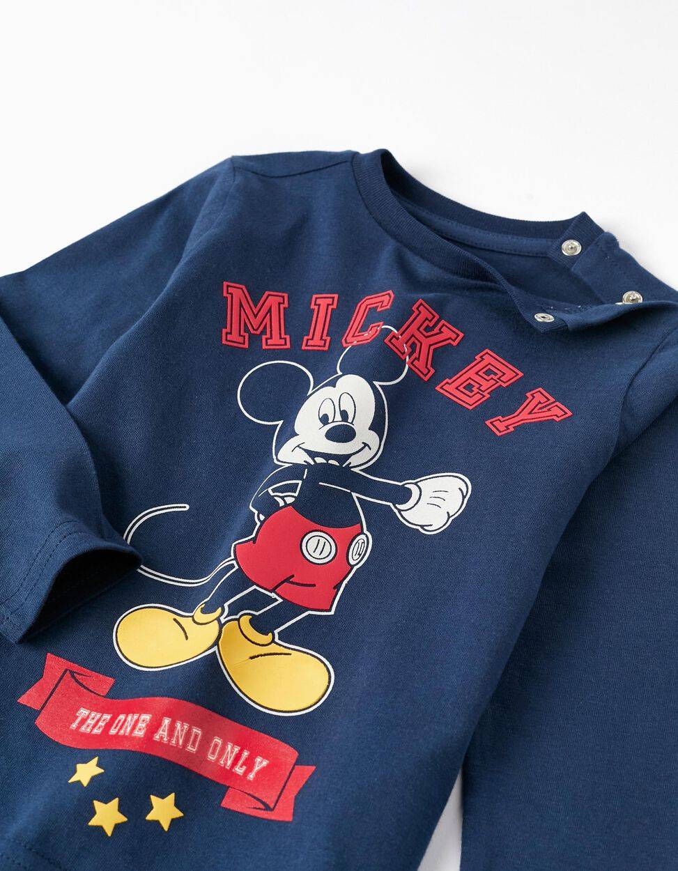 T-shirt de algodão para bebé menino 'mickey' - Zippy