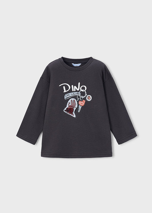 Camisola de manga comprida Dino lenticular para menino Mayoral em Lousa