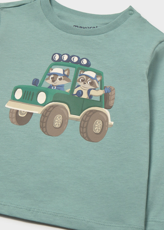 Camisola com veículo para bebé menino Mayoral em Aquário - imagem 3