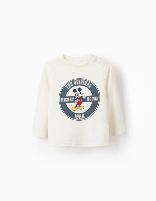 T-shirt de algodão para bebé menino 'mickey' - Zippy