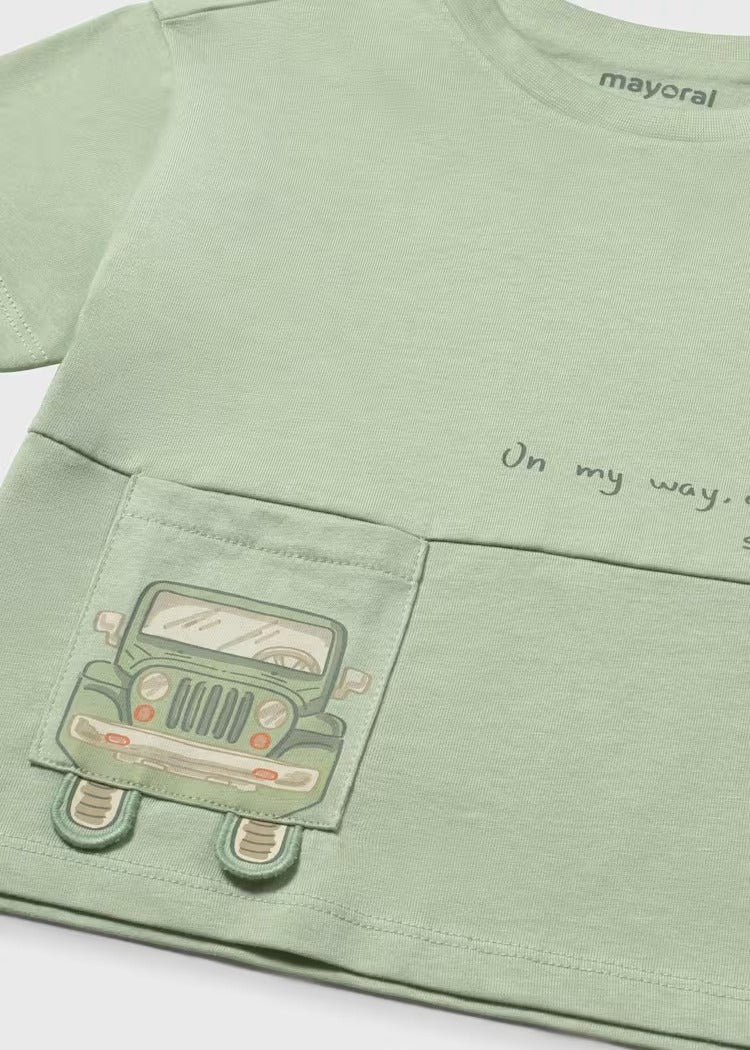 T-shirt bolso - Matcha - Mayoral