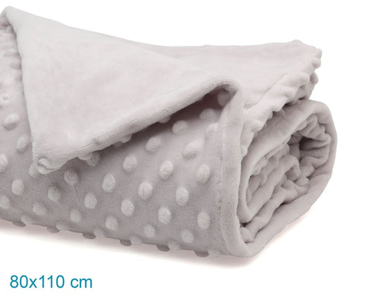 Manta 80X110cms Cinza - Kiokids