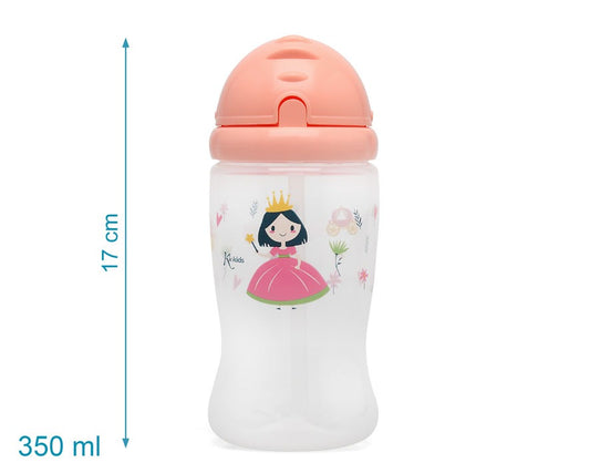 Garrafa rosa 350ml - Kiokids