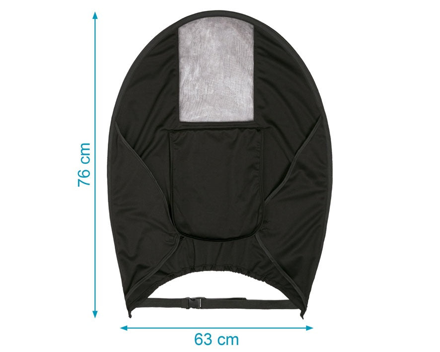 Para-sol para carrinho infantil - preto - Kiokids