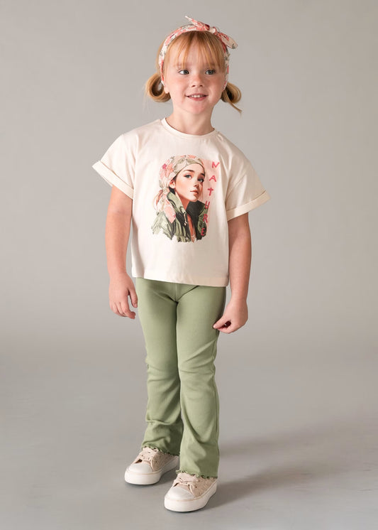 T´shirt estampado - Grão bico - Mayoral