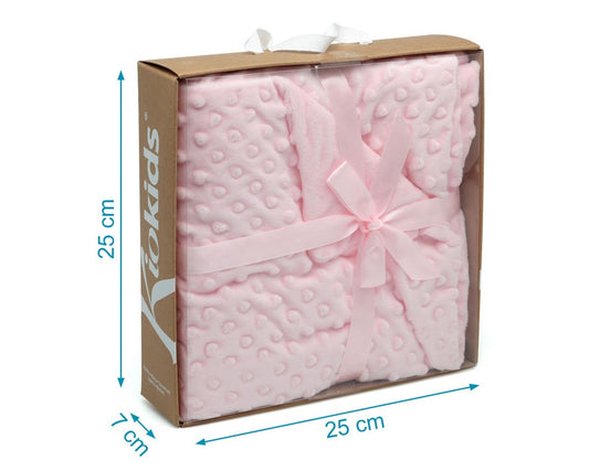 Manta 80X110cms Rosa - Kiokids