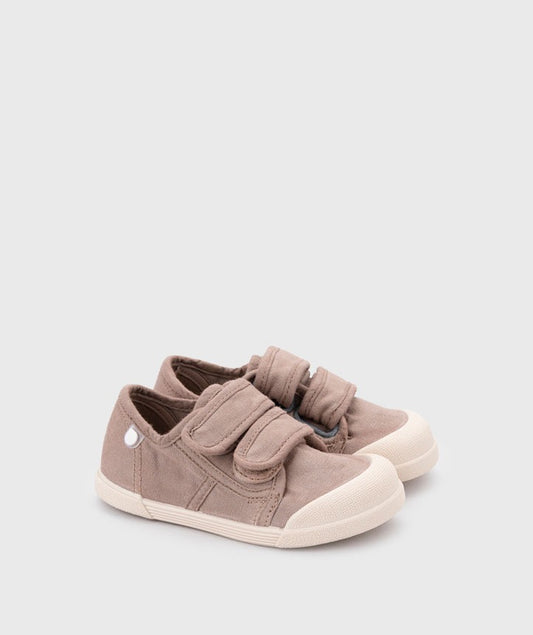 Sapatilhas Lona Velcro Barefoot Cacao - Igor Shoes