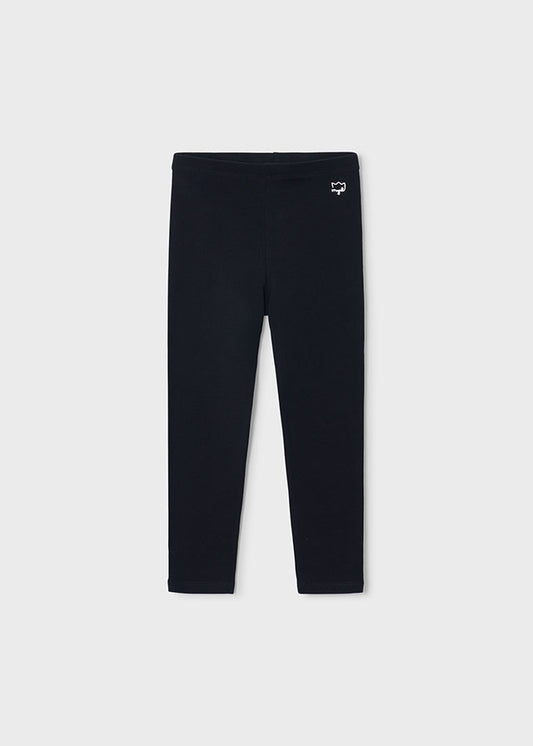 Leggings básicas de elastano para menina Mayoral em Preto