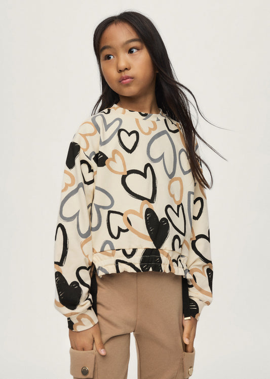 Sweat estampada Mayoral 7430-56 Macchiato