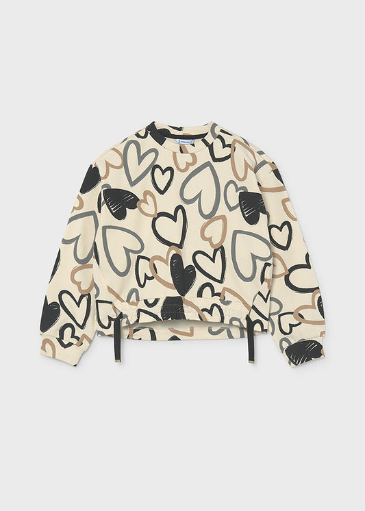 Sweat estampada Mayoral 7430-56 Macchiato