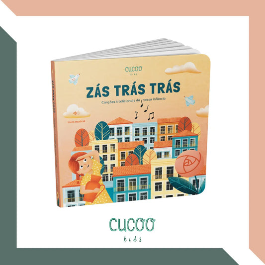 Livro Musical "Zás Trás Trás" - Cucco Kids