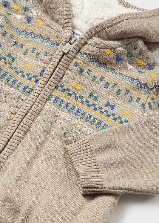Casaco tricot forrado bebé - Mayoral