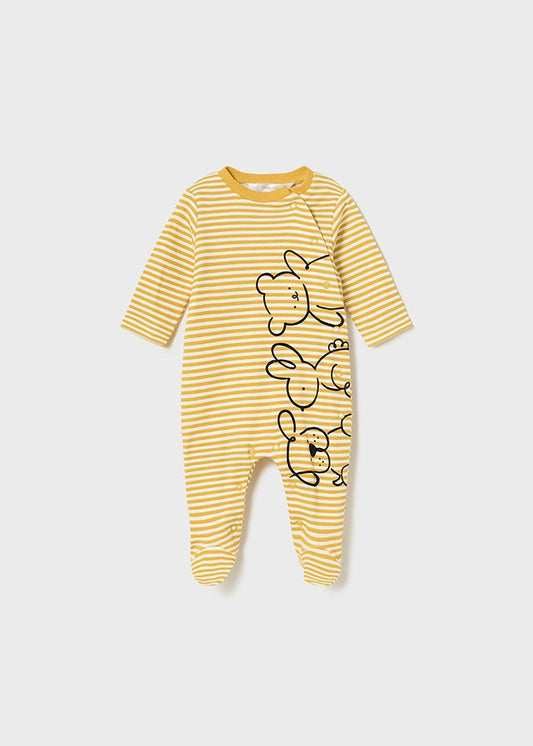 Pack 2 pijamas Better Cotton recém nascido amarelo - Mayoral