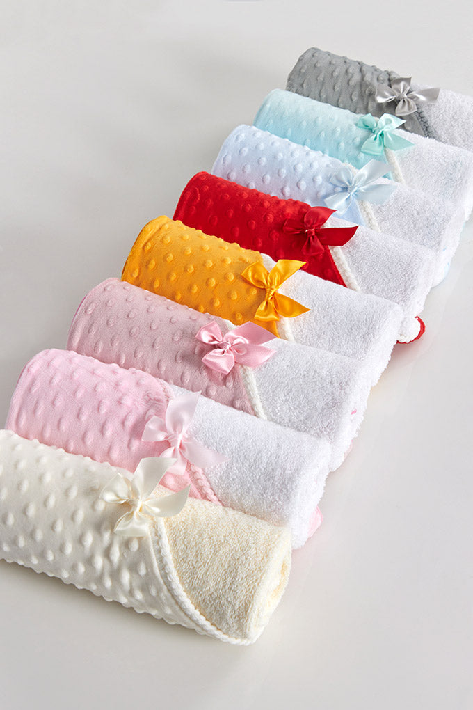 Baby bath towel with Topitos relief - 80x80cm