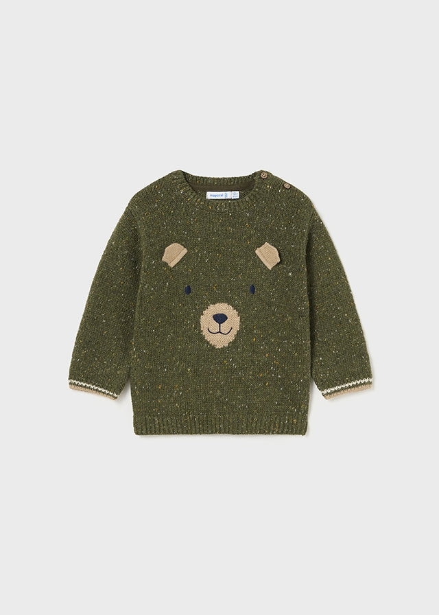 Camisola de malha carinha urso Bosque mez - Mayoral