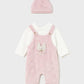 Babygrow com gorro Blush - Mayoral