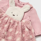 Babygrow saia cara animal Blush-Mayoral