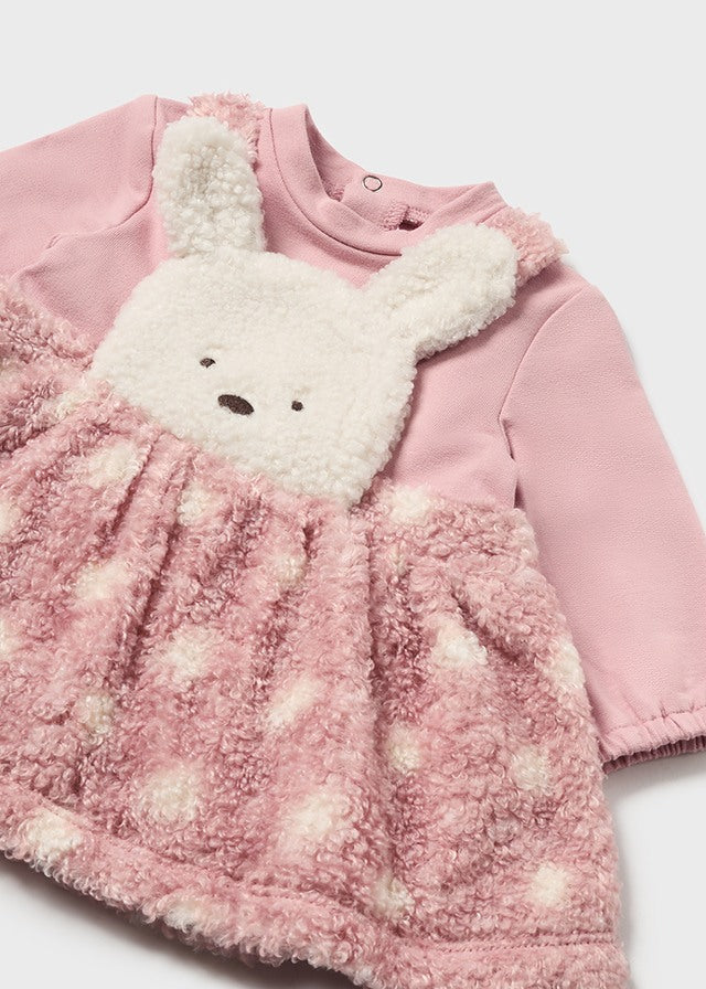 Babygrow saia cara animal Blush-Mayoral