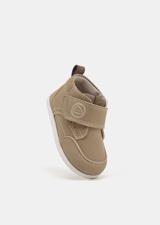 Beige barefoot baby respectful ankle boots - Mayoral