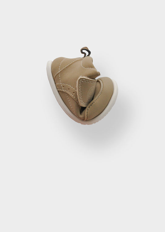 Beige barefoot baby respectful ankle boots - Mayoral