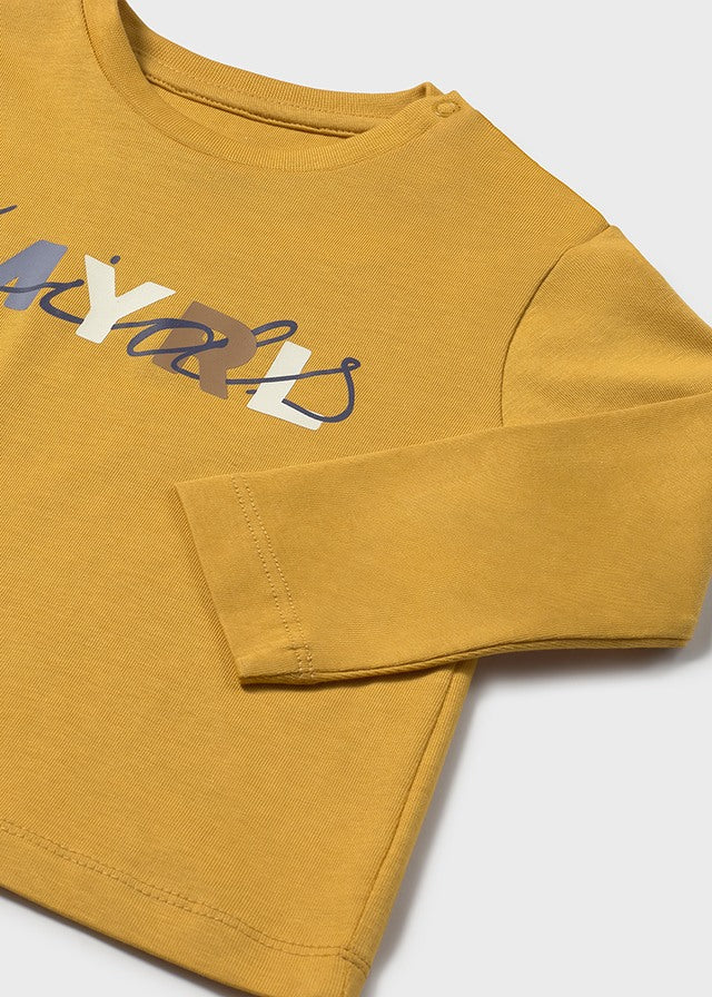 Camisola básica bebé Mostarda - Mayoral