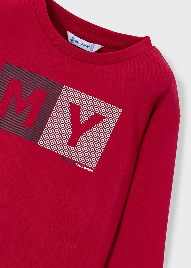 Camisola básica criança Vermelho - Mayoral