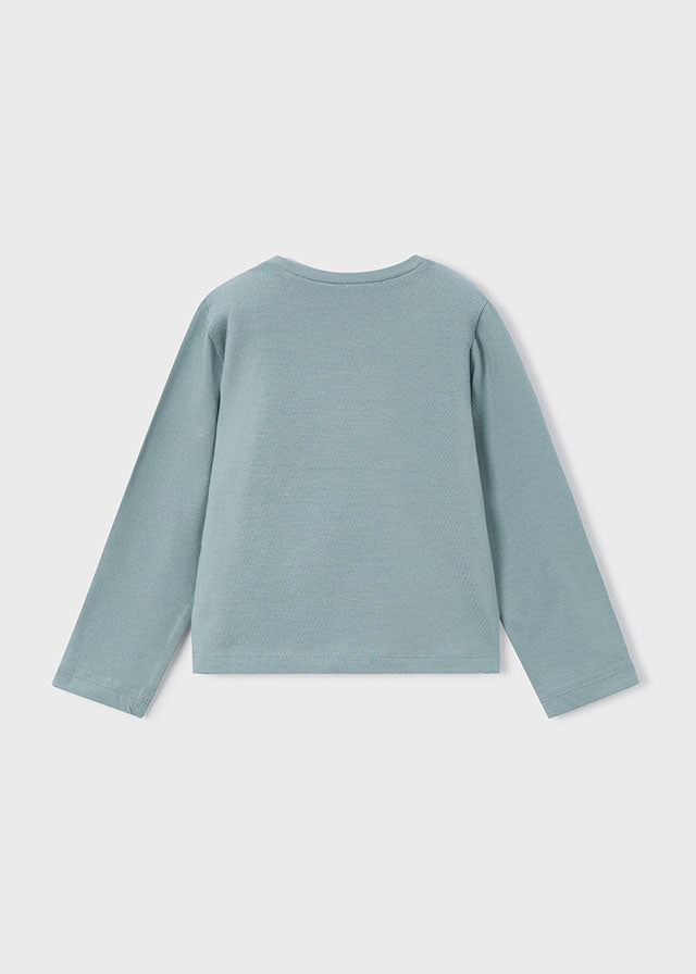 Camisola básica criança Sálvia - Mayoral