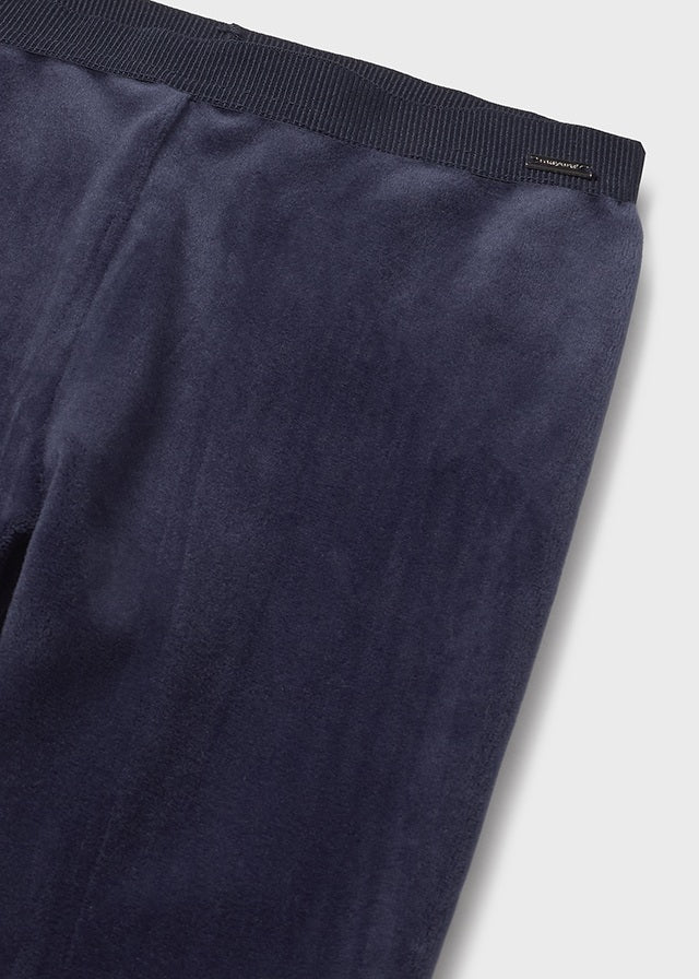 Leggings aveludadas básicas Marinho - Mayoral