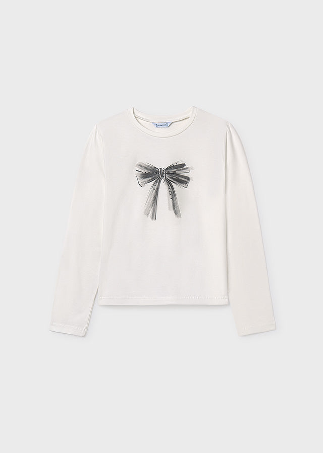 Camisola básica bebé Nata-preto - Mayoral