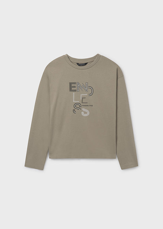 Camisola básica bebé Calcário - Mayoral