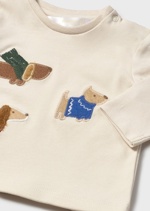 Pack 2 camisolas manga comprida - Mayoral Newborn - Ginja