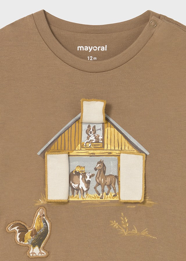 Camisola "play" granja Caramelo - Mayoral