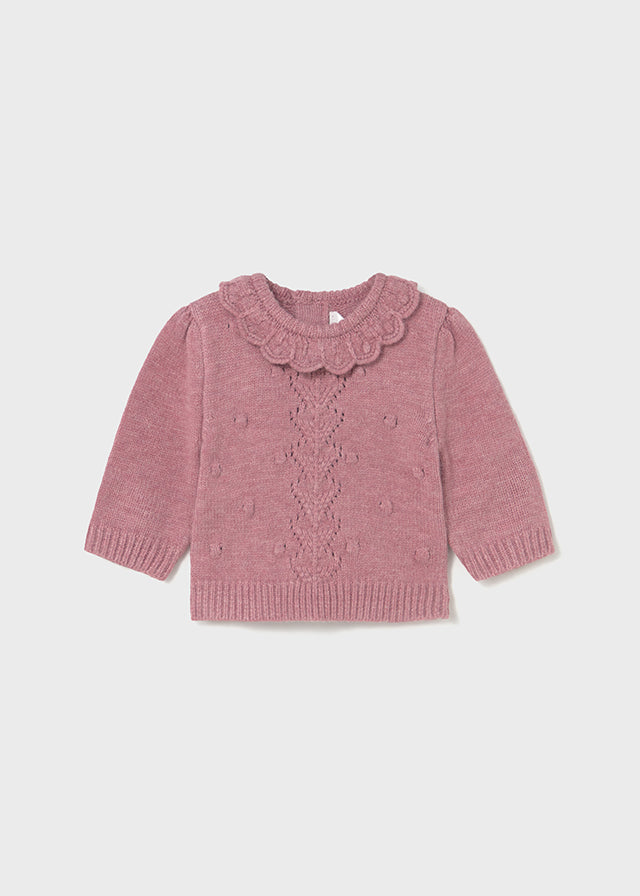 Camisola de malha - Mayoral Newborn - Blush vig