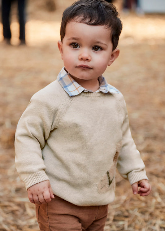 Jersey intarsia animal Cereal vig - Mayoral