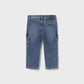 Calça soft denim cargo Base - Mayoral