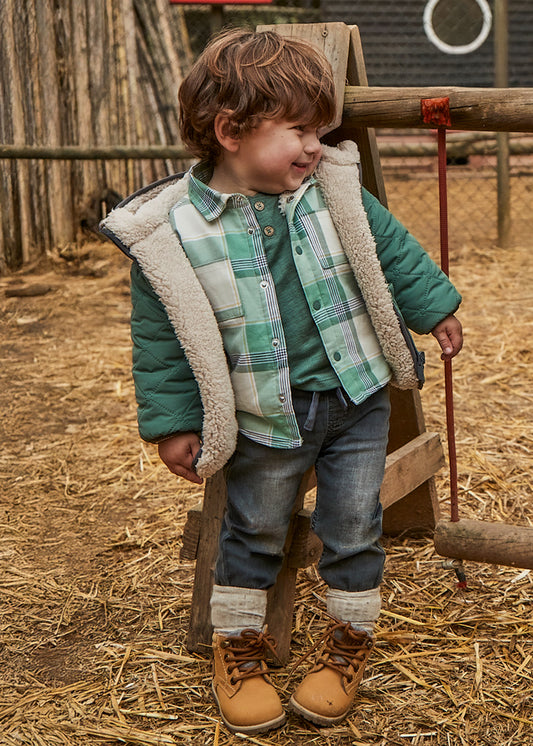 Calça soft denim jogger Cinza escu - Mayoral