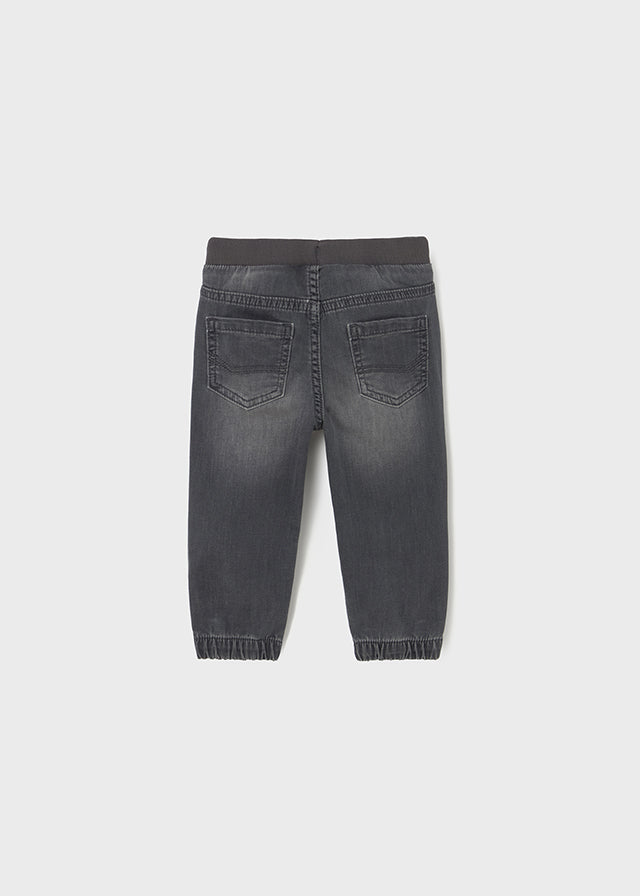 Calça soft denim jogger Cinza escu - Mayoral
