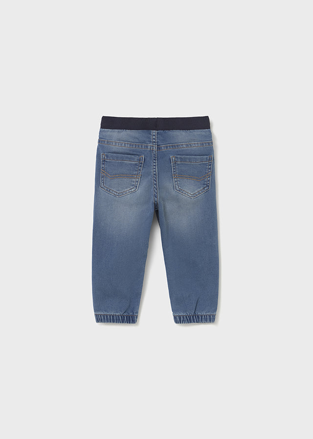 Calça soft denim jogger Base - Mayoral