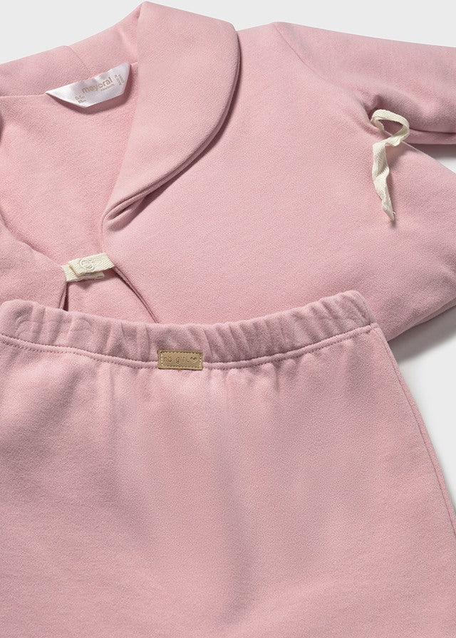 Conjunto 3 peças bebé menina - Mayoral Newborn - Orquídea