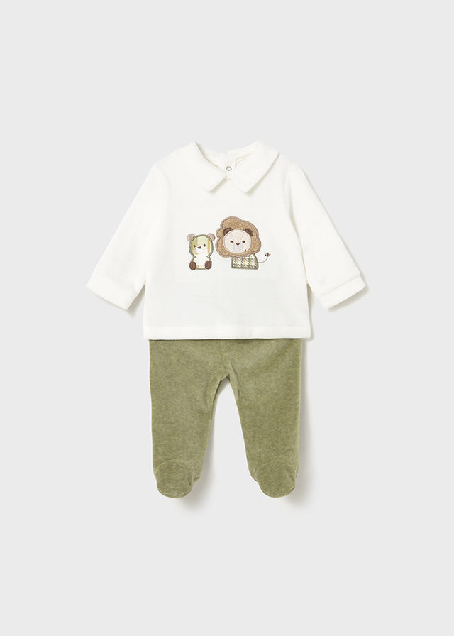 Conjunto 2 peças bebé  - Mayoral Newborn - Basil vig