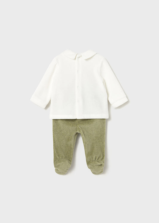 Conjunto 2 peças bebé  - Mayoral Newborn - Basil vig