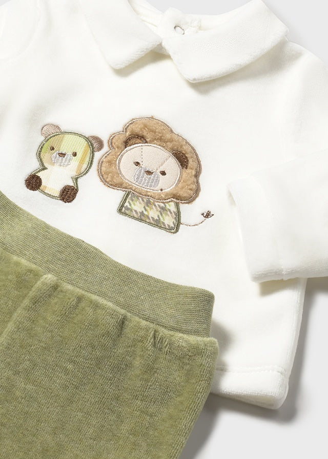 Conjunto 2 peças bebé  - Mayoral Newborn - Basil vig