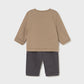 Conjunto 2 peças jacquard - Mayoral Newborn - Amendoim