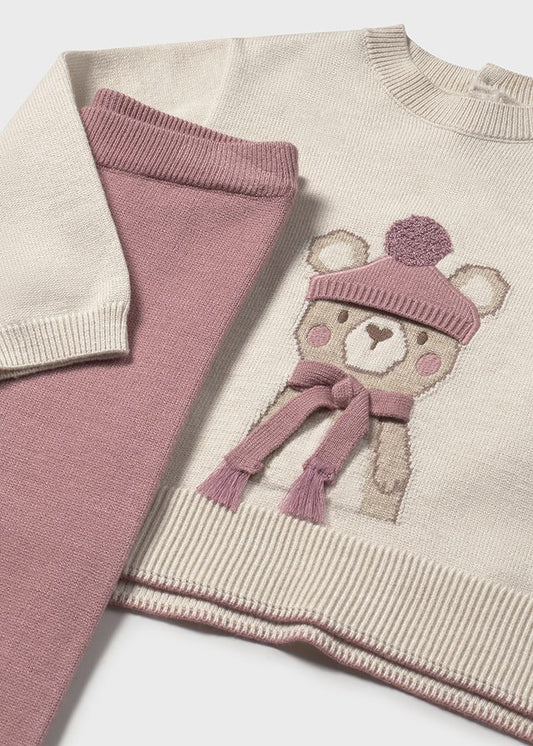 Conjunto  calça tricô Orquídea - Mayoral