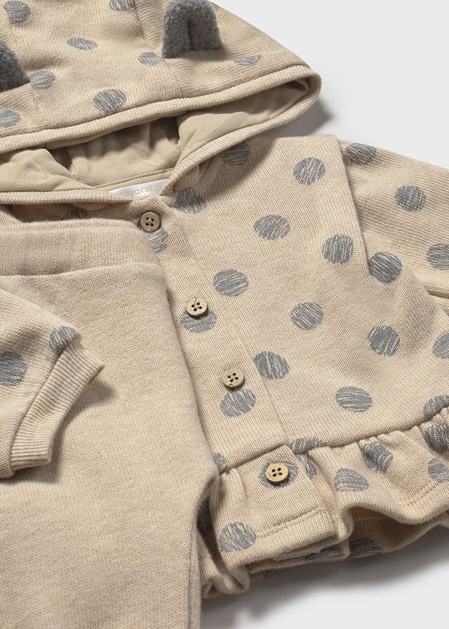 Fato treino malha 3 peças - Mayoral Newborn - Cereal vig