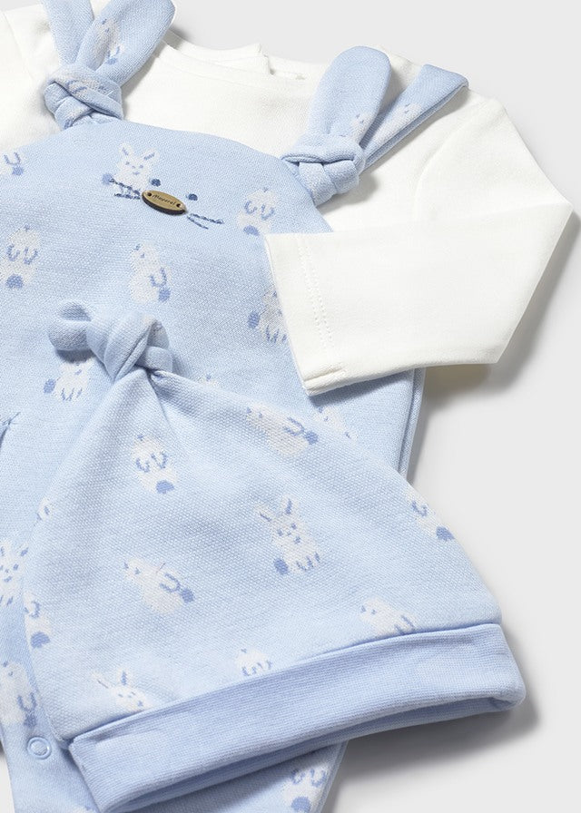 Fato de bebé e gorro - Mayoral Newborn - Azul céu