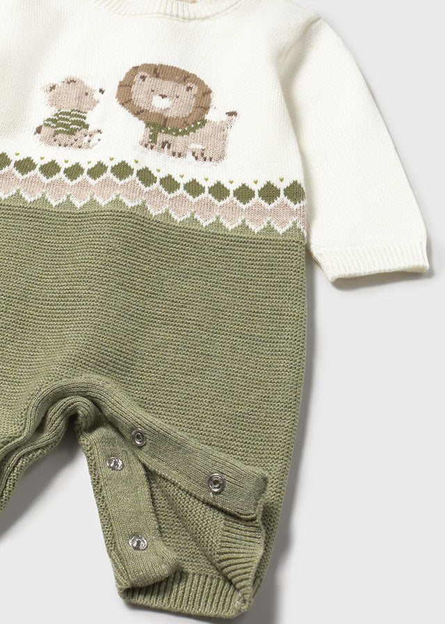 Fato de bebé tricô - Mayoral Newborn - Basil vig